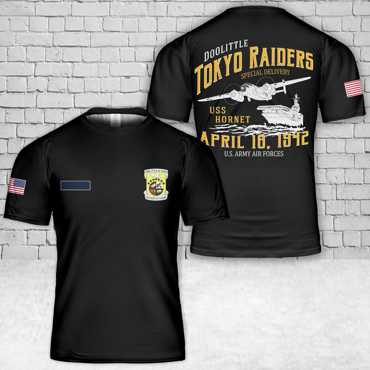 Custom Name Doolittle Tokyo Raiders T-Shirt 3D