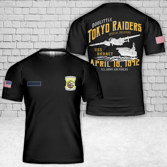 Custom Name Doolittle Tokyo Raiders T-Shirt 3D