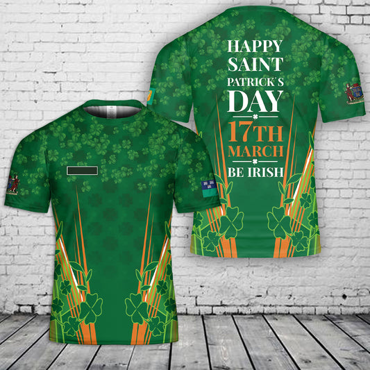 Custom Name Dublin Ireland, St Patrick's Day T-Shirt 3D