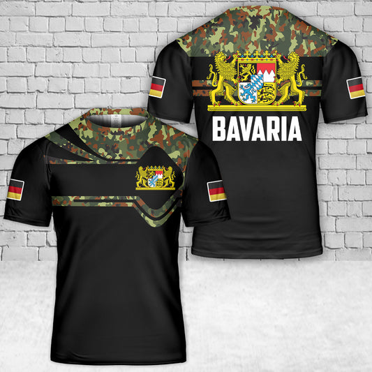Custom Name Germany Bavaria T-Shirt 3D