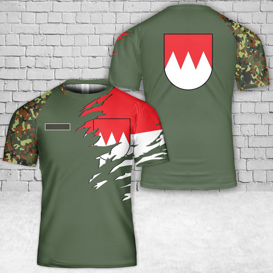 Custom Name Germany Franconia T-Shirt 3D