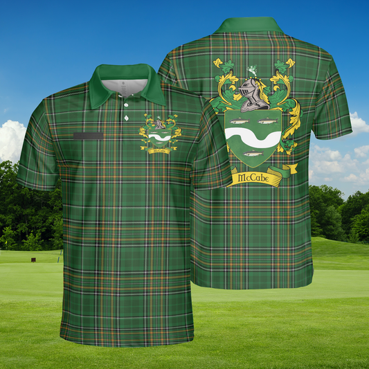 Custom Name Irish clans McCabe (surname) Polo Shirt