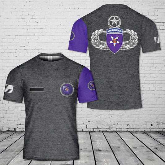 Custom Name Joint Communications Support Element (Airborne) (JCSE) MAWings with JCSE Patch T-Shirt 3D