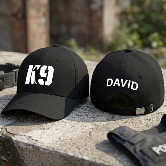 Custom Name K9 Police Embroidered Cap