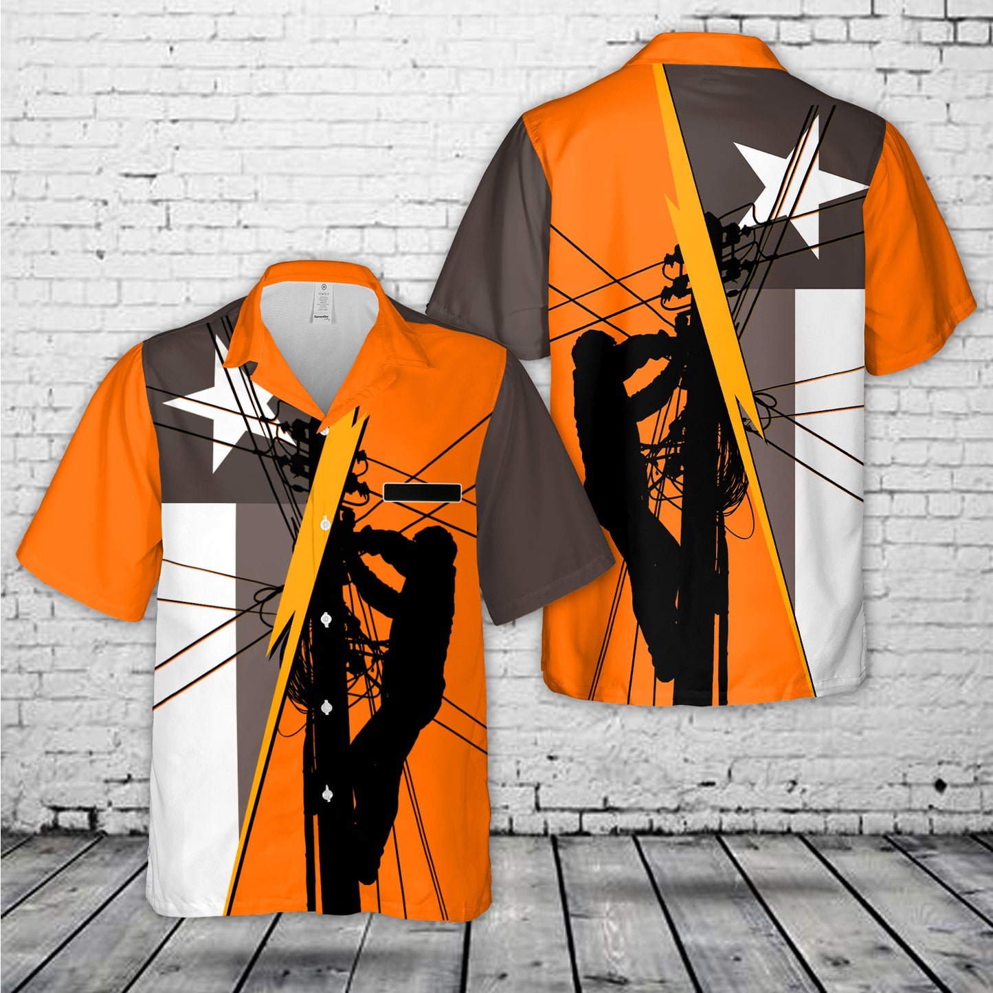 Custom Name Lineman Texas Hawaiian Shirt