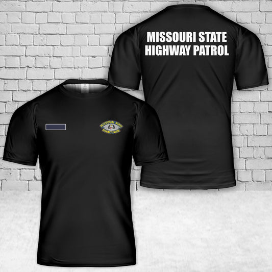 Custom Name Missouri State Highway Patrol T-Shirt 3D