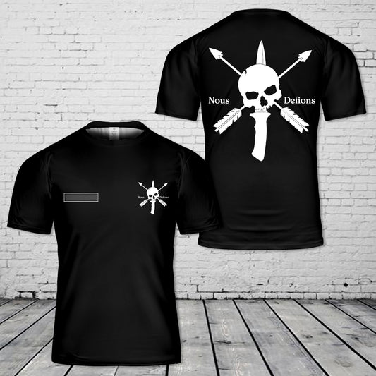 Custom Name Nous Defions Special Forces 3D T-Shirt