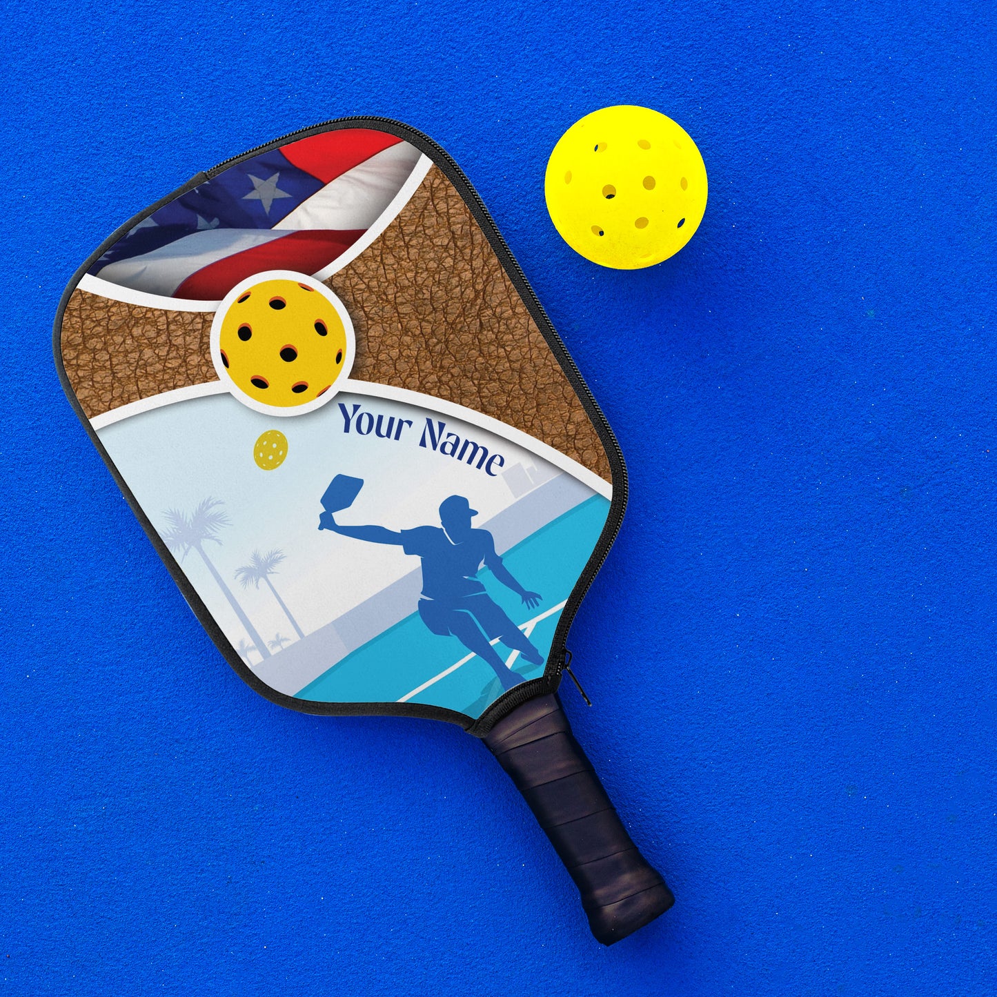 Custom Name Pickleball Paddles Pickleball Paddle Cover (Made in US)