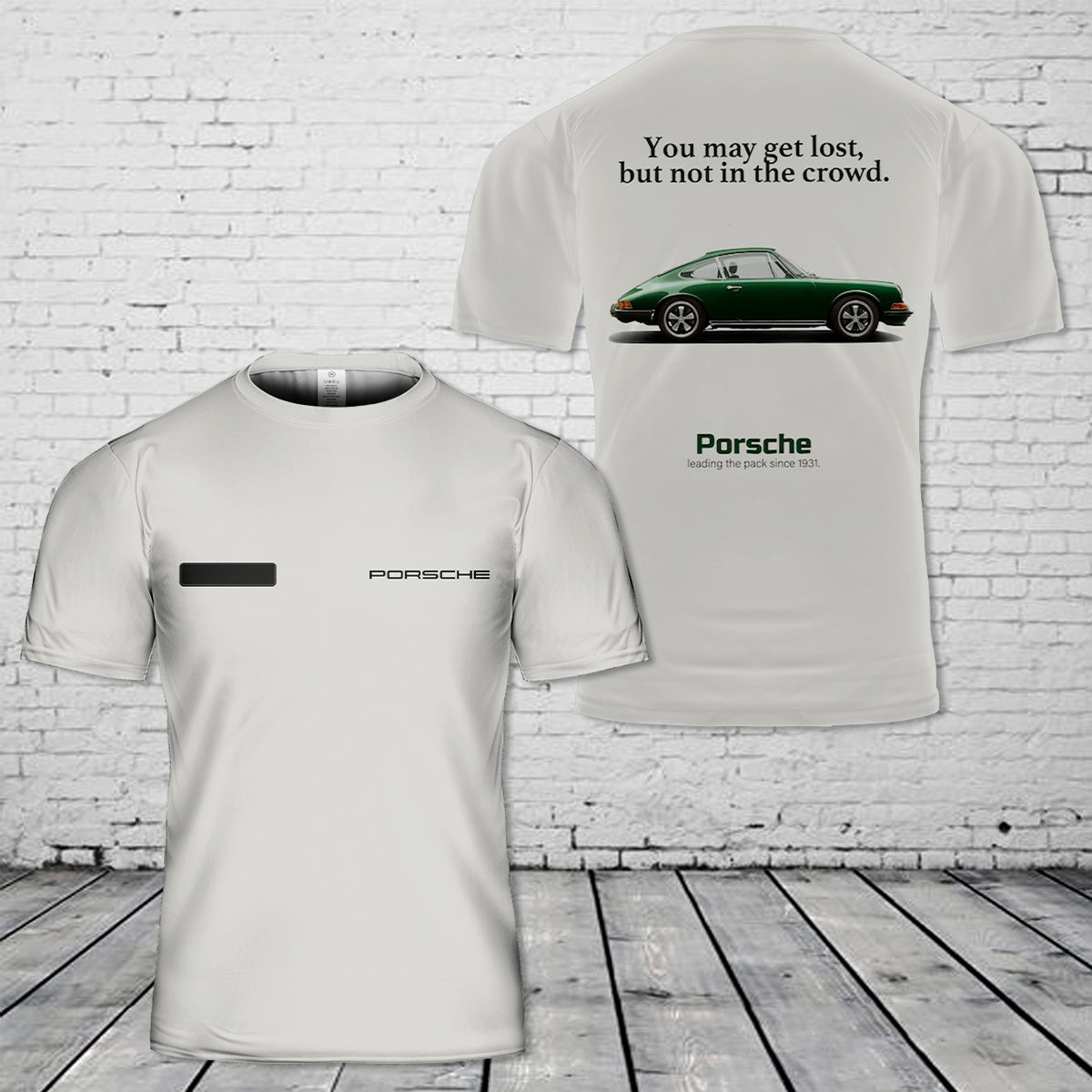 Custom Name Porsche T-Shirt 3D