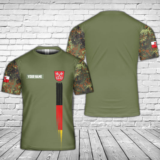 Custom Name Regensburg Bavaria Germany T-Shirt 3D