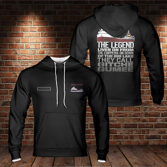 Custom Name SS Edmund Fitzgerald Hoodie 3D