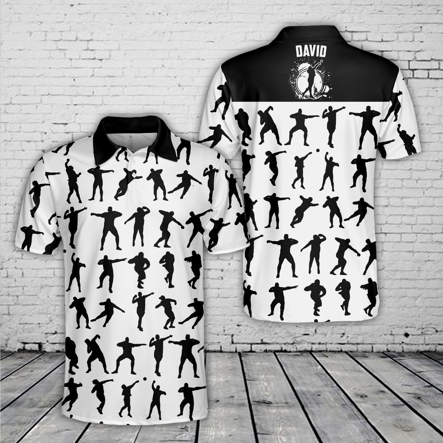 Custom Name Shot Put Polo Shirt