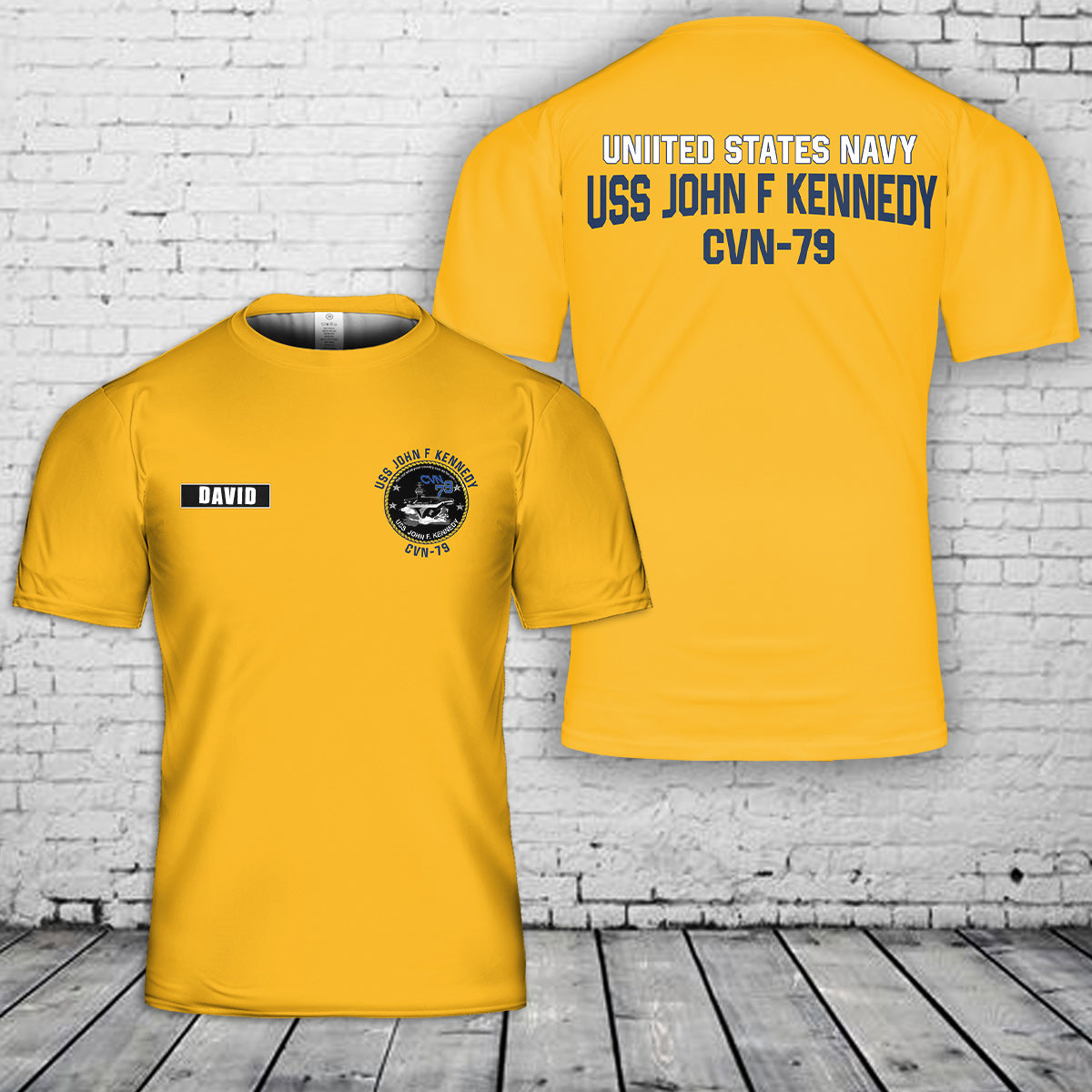 Custom Name USS Gerald R Ford  3D T-Shirt