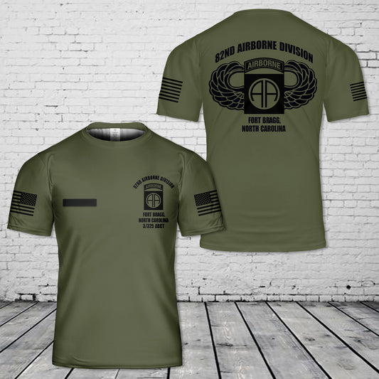 Custom Name US 82nd Airborne 3D T-Shirt