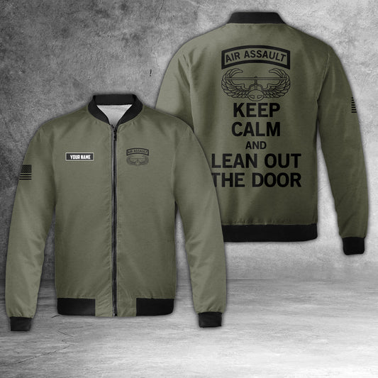 Custom Name US ARMY Air Assault Bomber Jacket