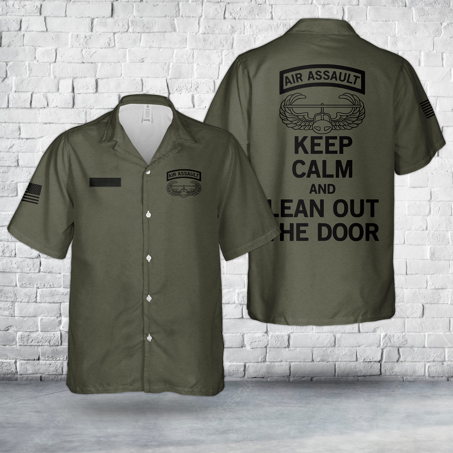 Custom Name US ARMY Air Assault Hawaiian Shirt
