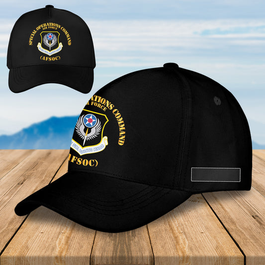 Custom Name US Air Force Air Force Special Operations Command Baseball Cap