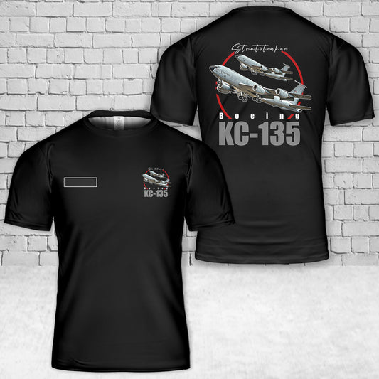 Custom Name US Air Force KC-135 Stratotanker T-Shirt 3D