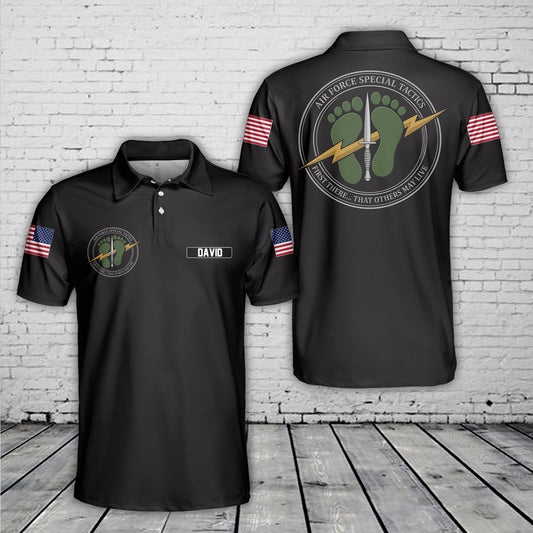 Custom Name US Air Force Special Tactics Polo Shirt