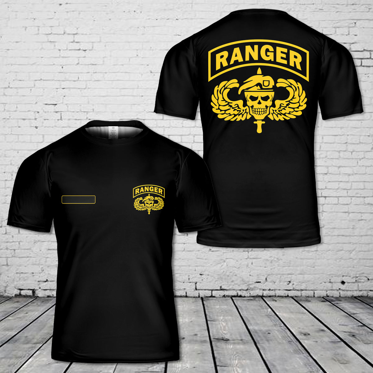 Custom Name US Army - Airborne Ranger T-Shirt 3D