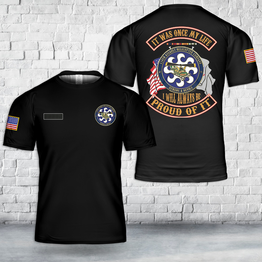 Custom Name US Army 134th Assault Helicopter Company T-Shirt 3D