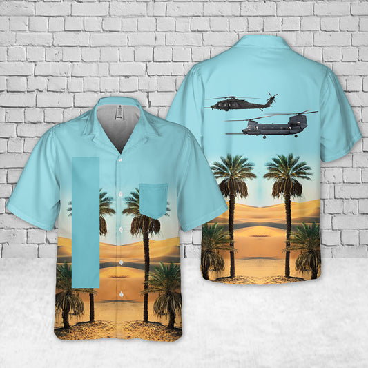 Custom Name US Army 160th SOAR (A) Pocket Hawaiian Shirt