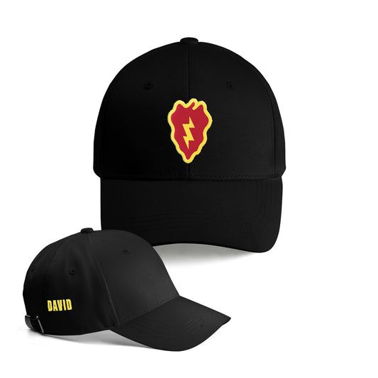 Custom Name US Army 25th Infantry Embroidered Cap
