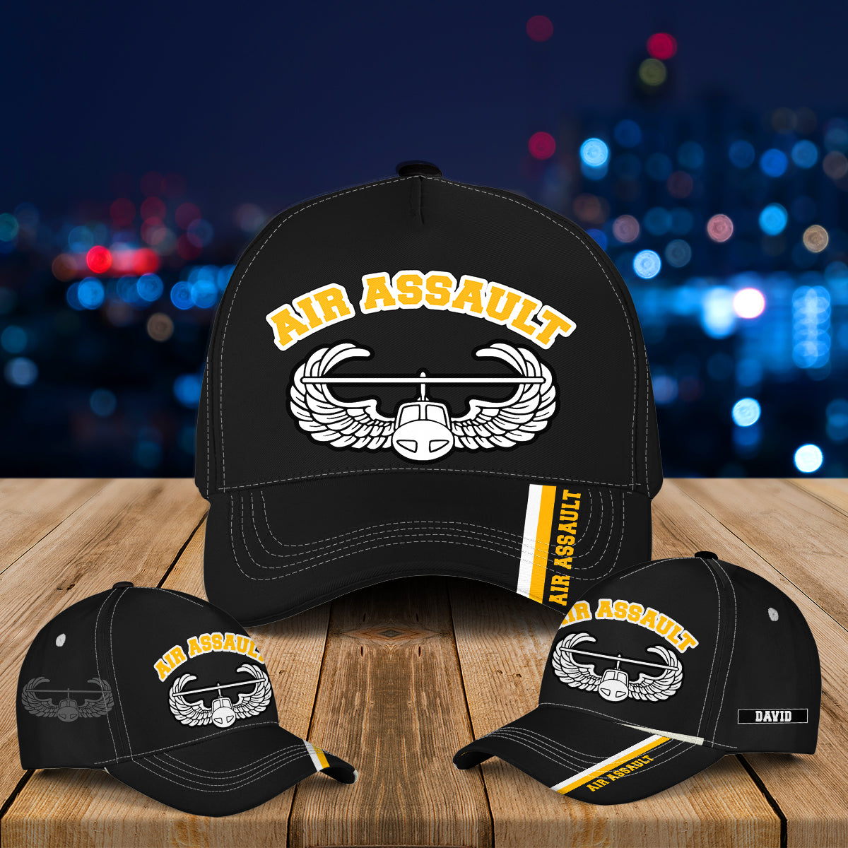 Custom Name US Army Air Assault Baseball Cap