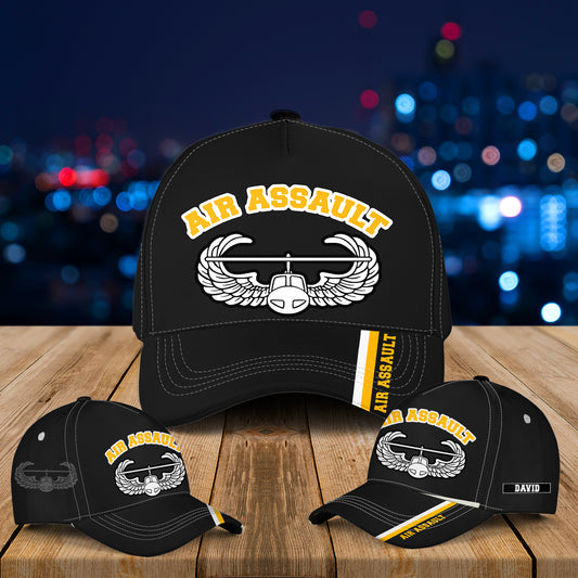 Custom Name US Army Air Assault Baseball Cap
