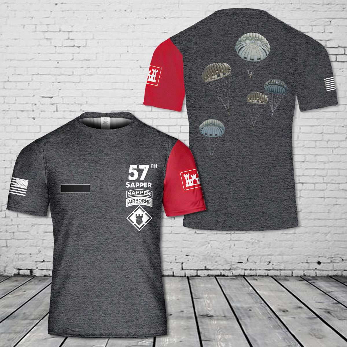 Sapper Shop Custom Name US Army Paratroopers With 27th Engineer Battalion (Combat ...