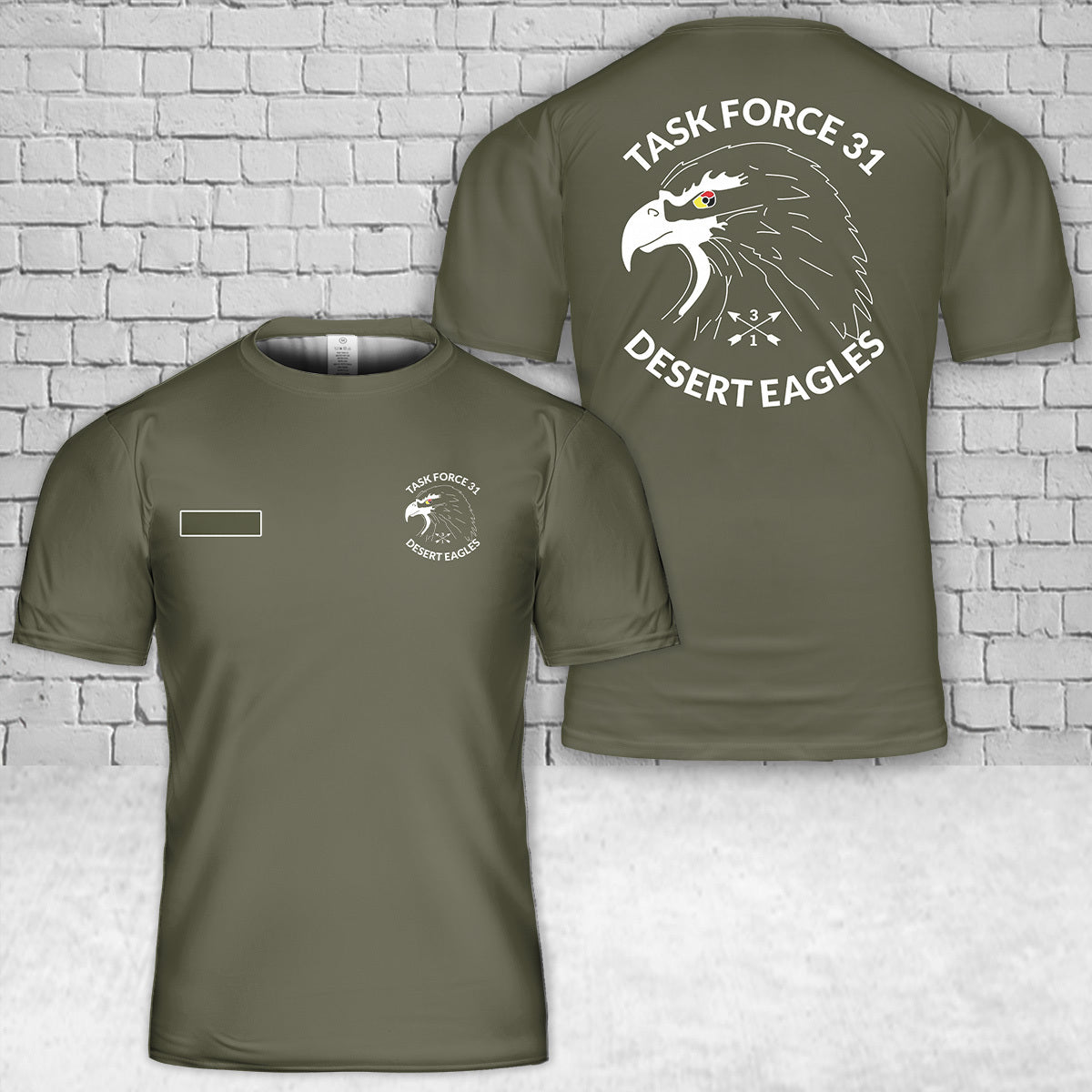 Custom Name US Army SFG (A) 1st Battalion 3rd Special Forces Group (aviotrasportata) Task Force 31 T-Shirt 3D
