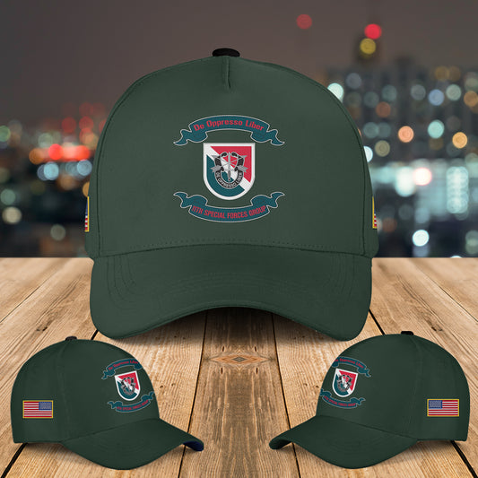 Custom Name US Army Special Forces 11th Special Forces Group (Airborne) (11th SFG (A)) Baseball Cap