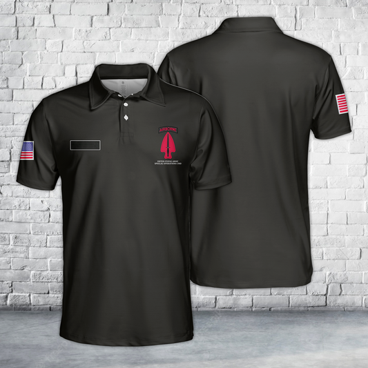 Custom Name US Army Special Operations Command - USASOC Polo Shirt