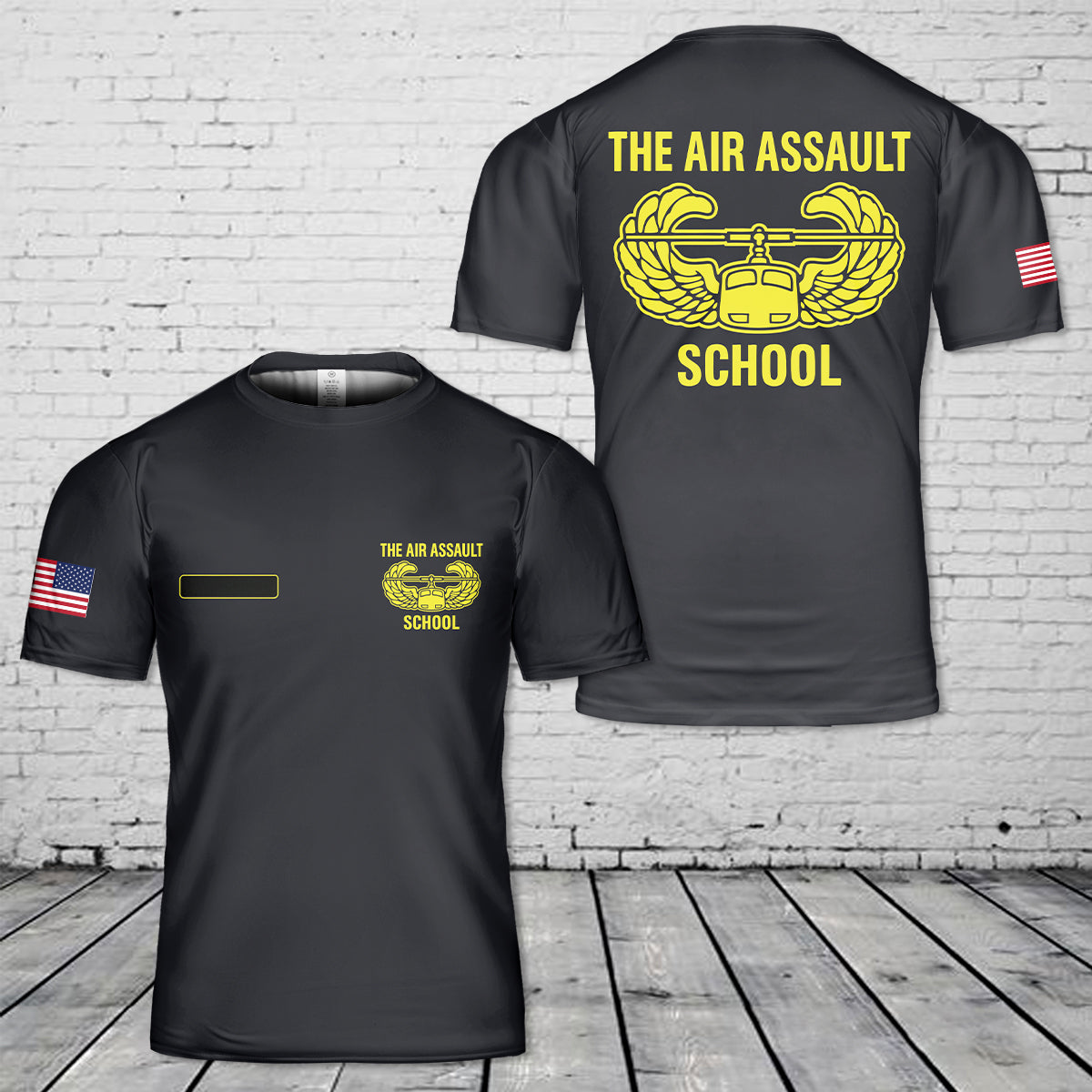 Custom Name US Army The Sabalauski Air Assault School T-Shirt 3D