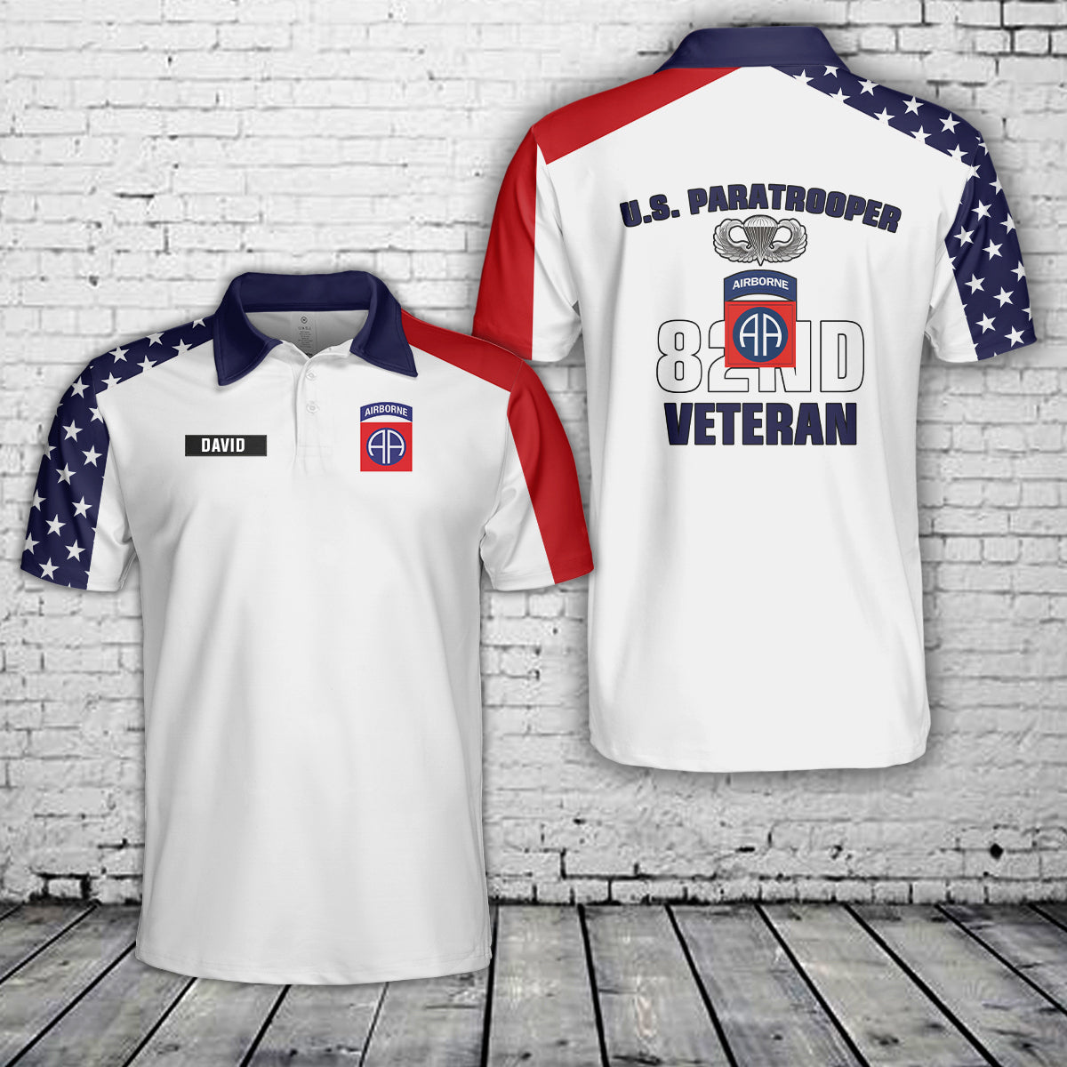 Custom Name US Army Veteran 82nd Airborne Division Paratrooper, 4th Of ...