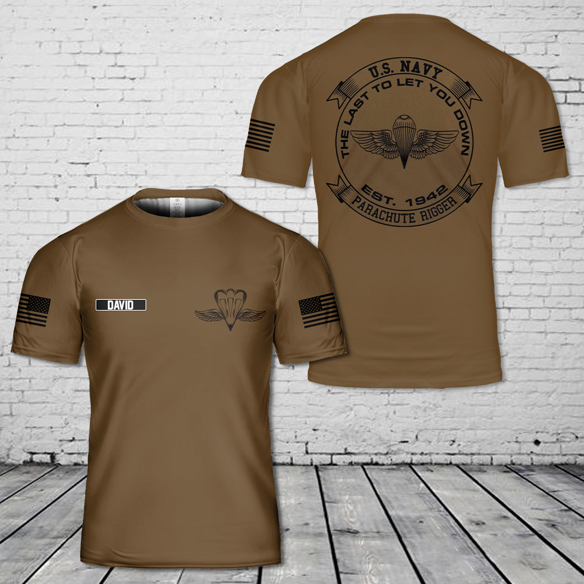 Custom Name US Navy PR 3D T-Shirt