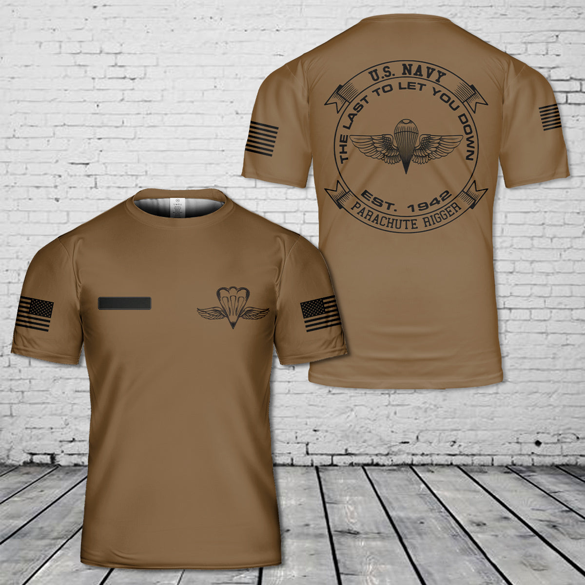 Custom Name US Navy PR T-Shirt 3D