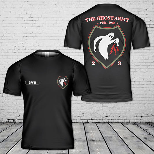 Custom Name WWII Ghost Army 23rd HQ Special Troops 3D T-Shirt