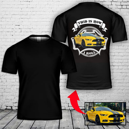 Custom Photo Car Flag 3D T-Shirt NLSI2211PD06