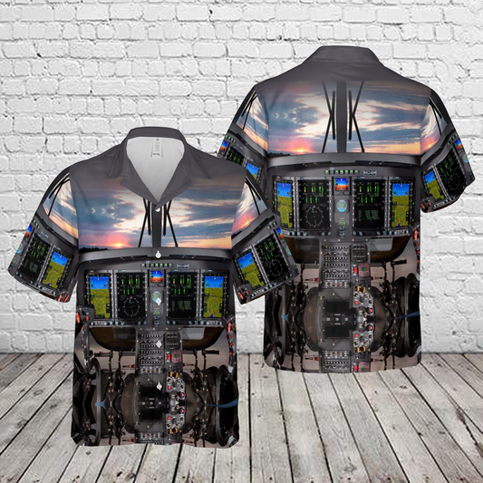 Custom Photo Pilot Control Panel Hawaiian Shirt