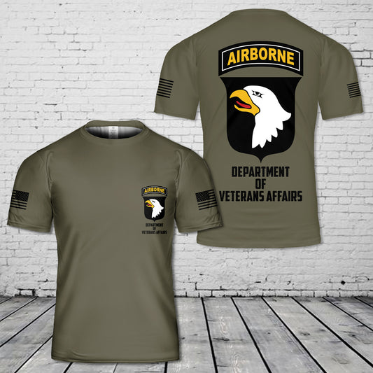 Custom Unit Or Deployment 101st Airborne Division 3D T-Shirt NLMP1306PT07