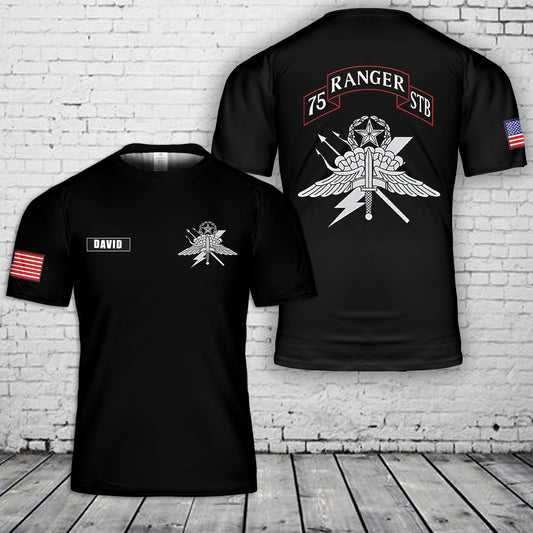 Custom name Regimental Reconnaissance Co 3D T-Shirt