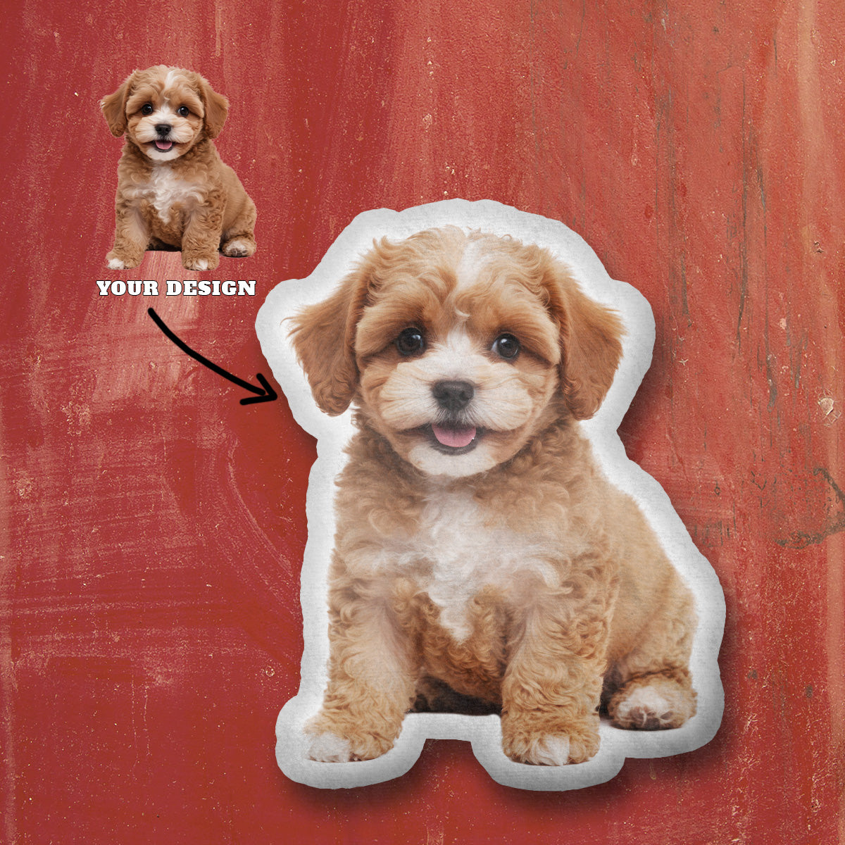 Custom Image Shape Plush Pillow Case