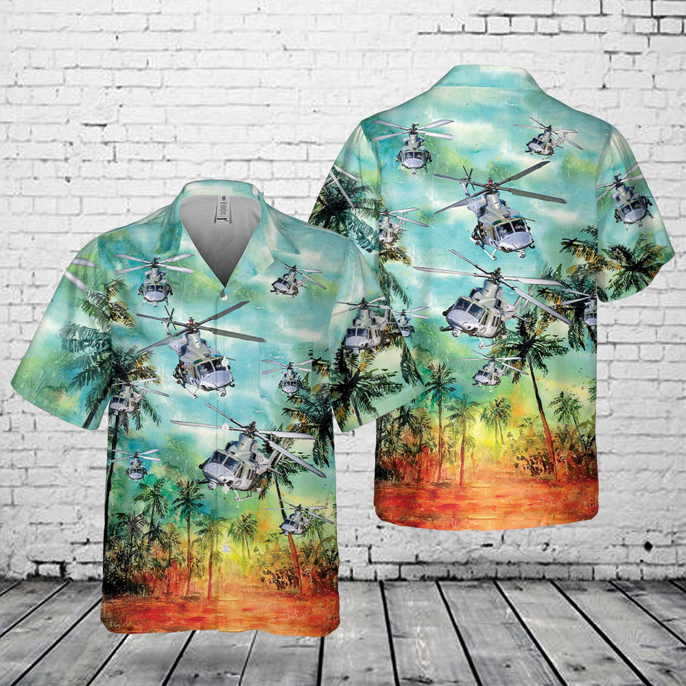 Czech Air Force UH-1Y Venom Pocket Hawaiian Shirt