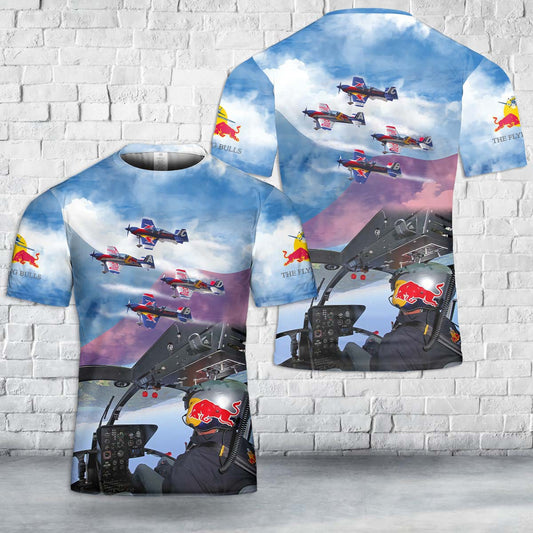 Czech aerobatic team Flying Bulls Aerobatics Team T-Shirt 3D