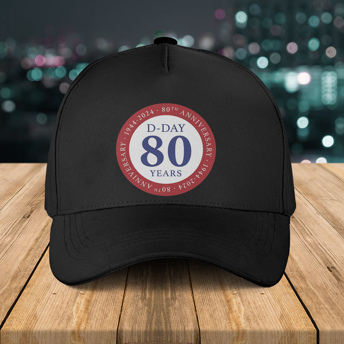 D-Day 80 Years Roundel Baseball Cap