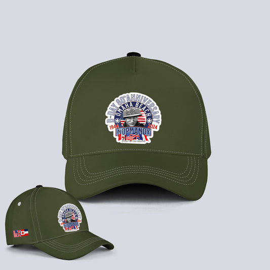 D-Day 80th Anniversary In Normandy Baseball Cap