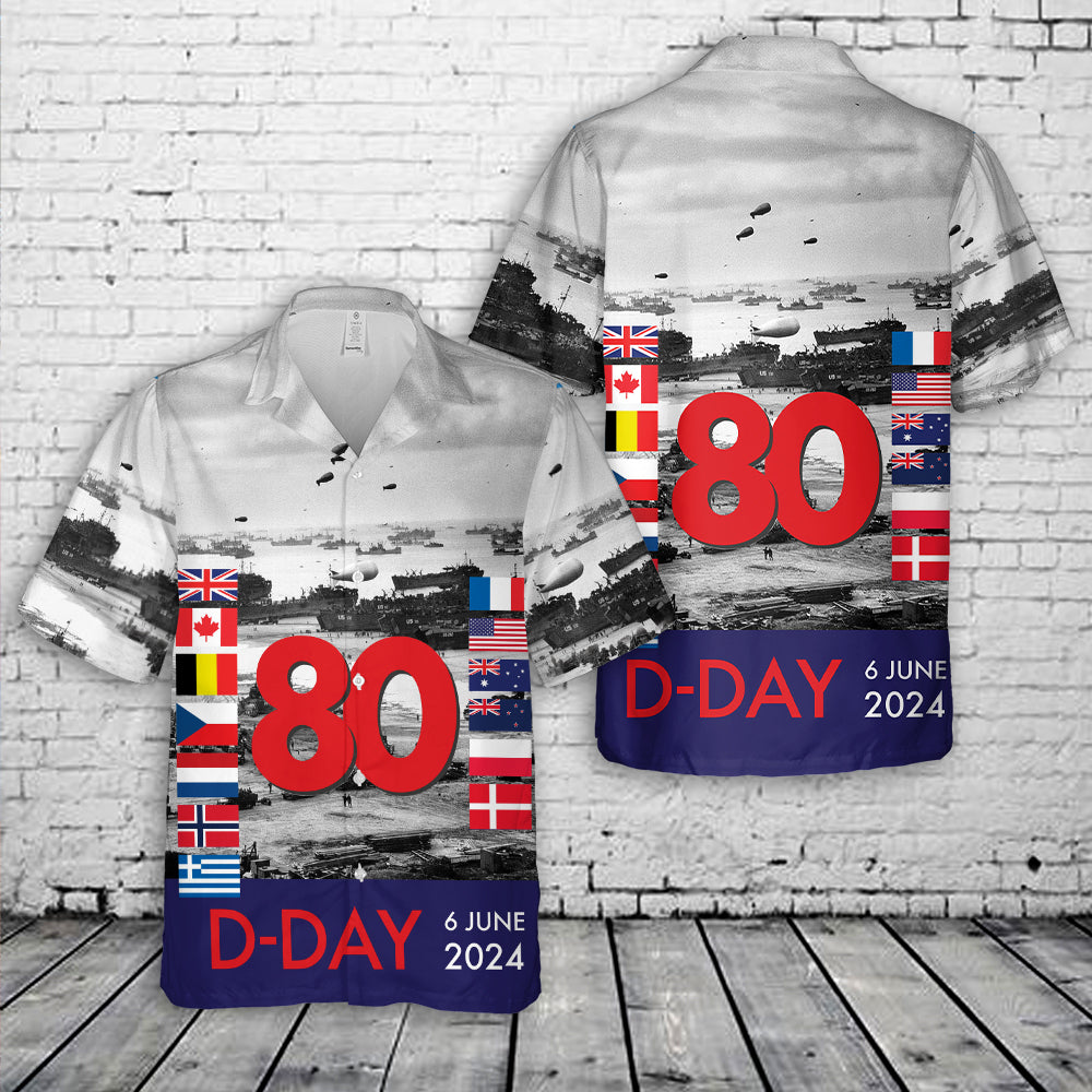 D-Day Anniversary 2024 Hawaiian Shirt