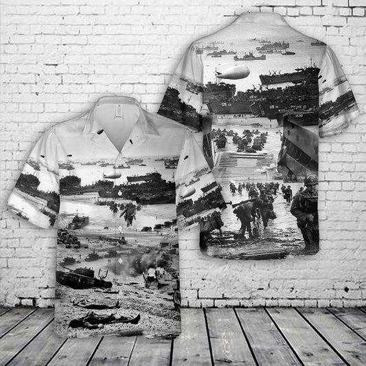 D-Day Normandy landings Hawaiian Shirt