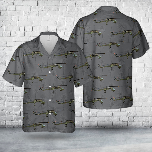 US Army Sikorsky CH-54A Tarhe Hawaiian Shirt